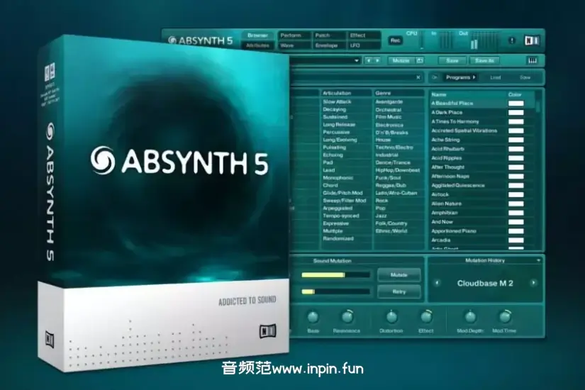 半模块化合成器-Native Instruments Absynth 5-Win 5.3.4