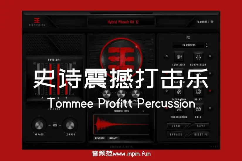 史诗震撼打击乐-Cinematic Tools Tommee Profitt Percussion KONTAKT 1.0.1