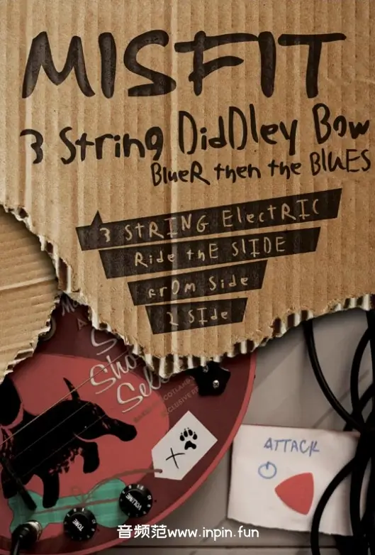 三弦琴-8Dio Misfit 3 Stringed Diddley Bow KONTAKT