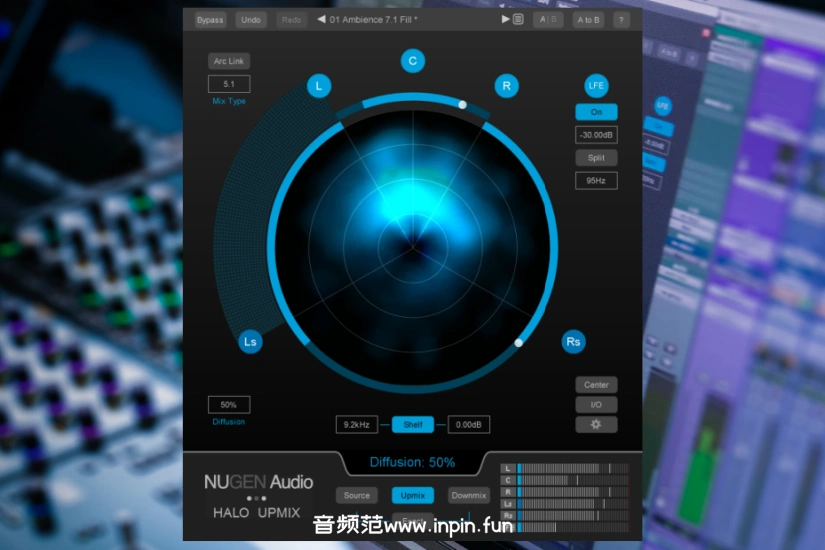 立体声转环绕插件-NUGEN Audio Halo Upmix-Win 1.7.1.5