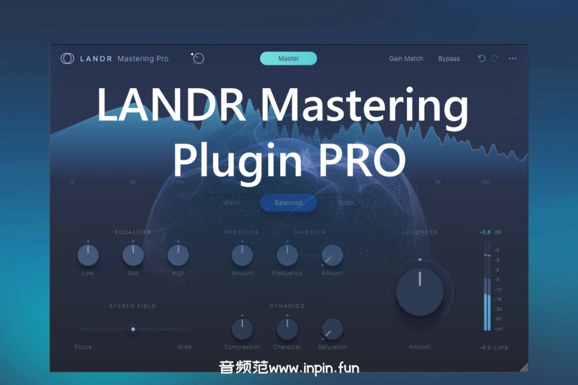 AI智能自动母带-LANDR Mastering Plugin Pro-Win 1.1.34