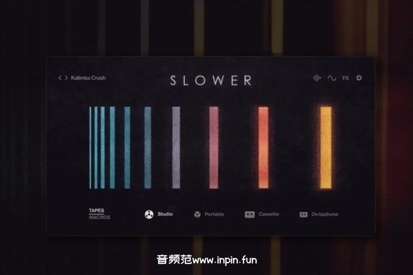 半速磁带音色 e-instruments Slower KONTAKT