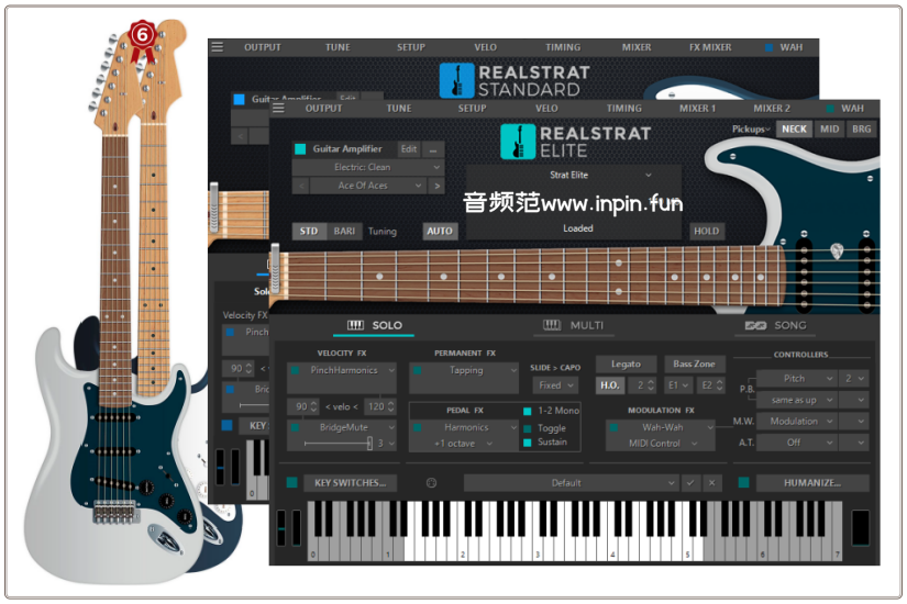 芬达电吉他-MusicLab RealStrat 6-Win 6.1.3