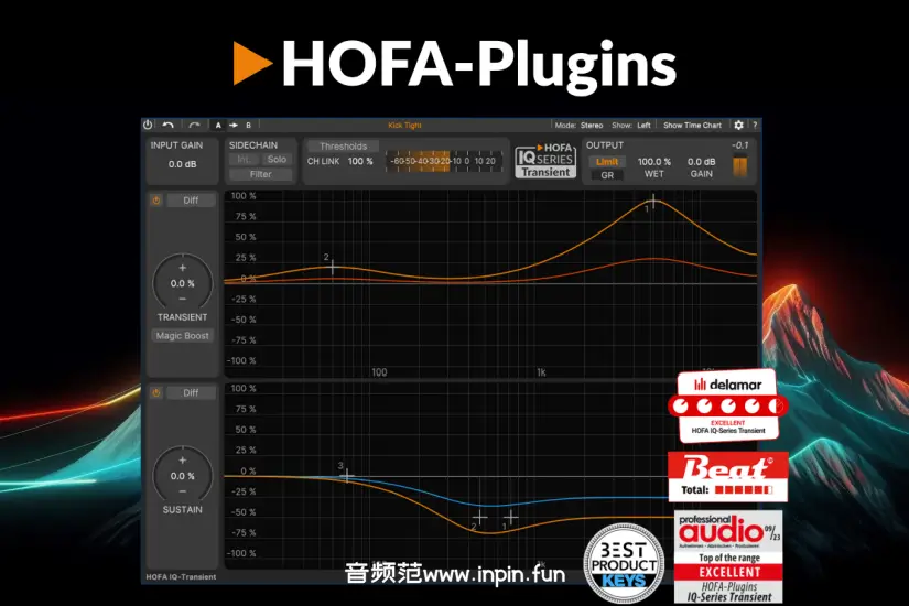 瞬态整形-HOFA IQ-Transient-Win 1.0.2