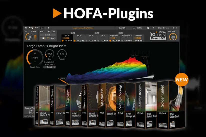 卷积算法混响-HOFA IQ-Reverb-Win 2.0.11