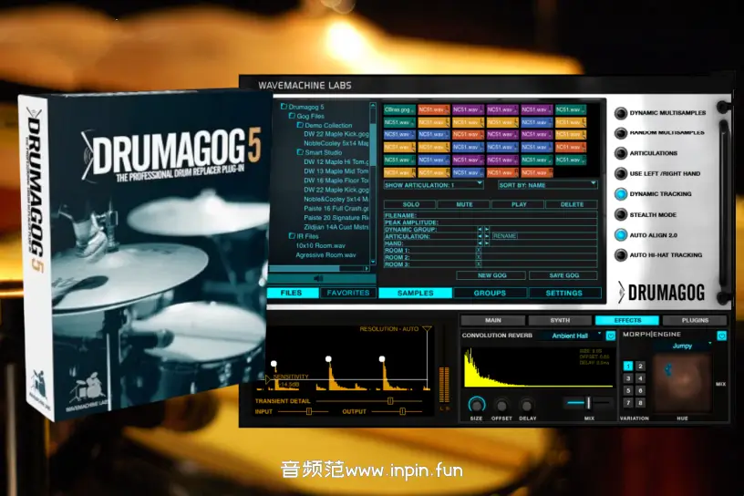 鼓替换插件-WaveMachine Labs Drumagog 5-Win 5.5.4