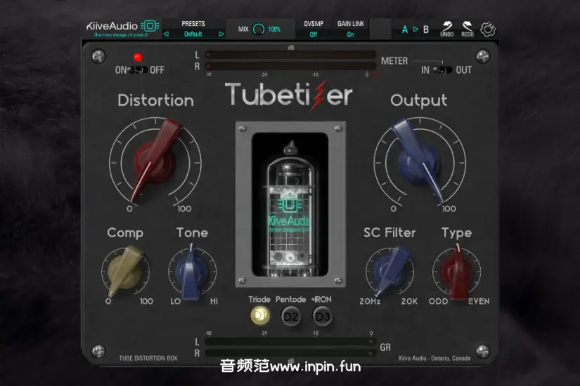 饱和染色-Kiive Audio Tubetizer-Mac 1.0.3