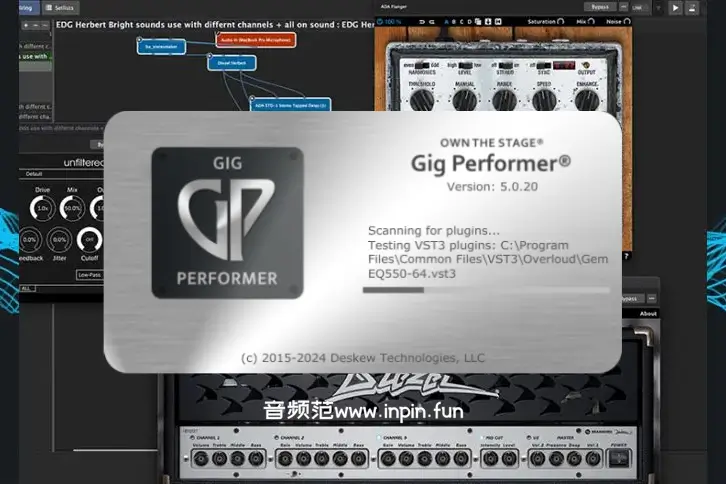 现场演出软件-Deskew Technologies Gig Performer 5-Mac 5.0.28