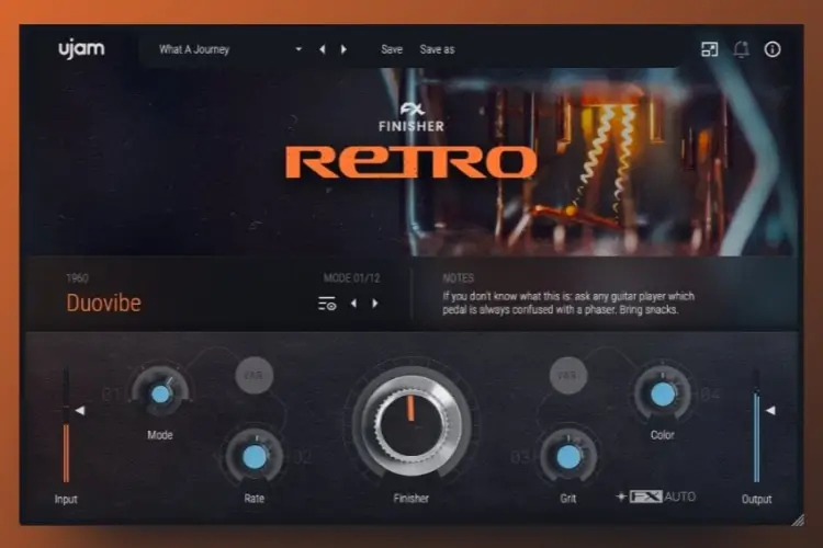 复古效果器-uJAM Finisher RETRO-Win 1.4.1