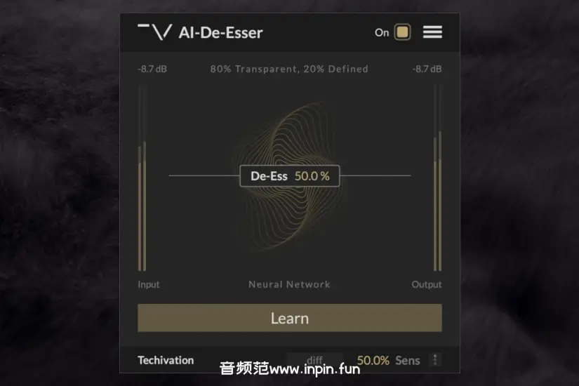 AI智能去齿音-Techivation AI-De-Esser-Win 1.0.0