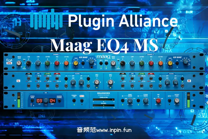 均衡器-Maag EQ4 MS-Mac 1.0.0 插件联盟 Plugin Alliance