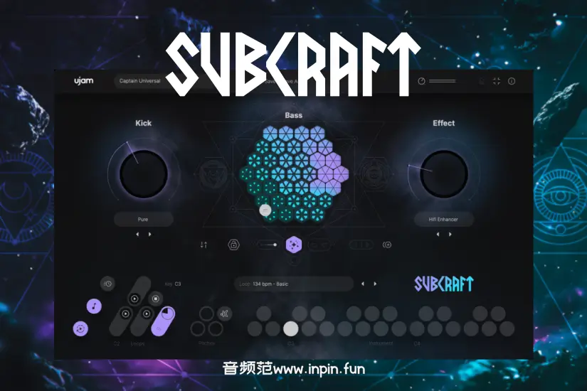 低音相位对齐插件-uJAM SUBCRAFT-Mac 1.0.1