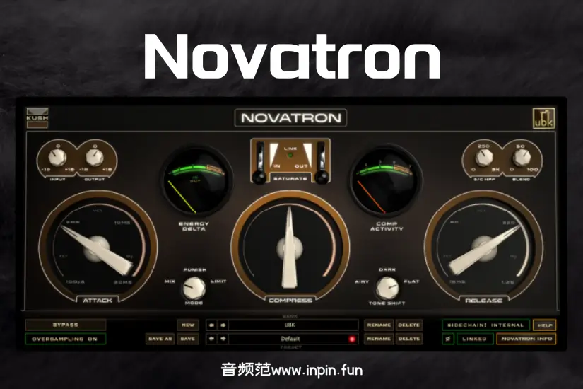 压缩器-Kush Audio Novatron-Mac 1.2.3