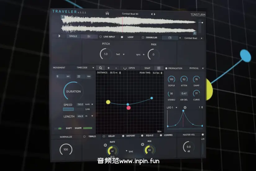 环绕声多普勒效果器-TONSTURM TRAVELER-Win 1.1.3