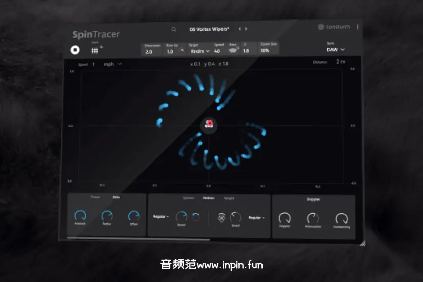 环绕声多普勒效果器-TONSTURM SpinTrace-Win 1.2.0