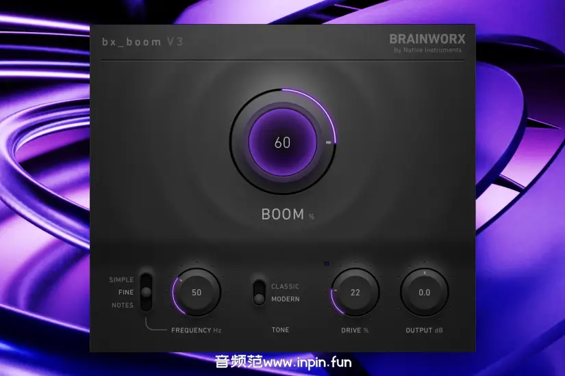 底鼓增强插件-bx_boom V3-Mac 3.0.0 插件联盟 Plugin Alliance