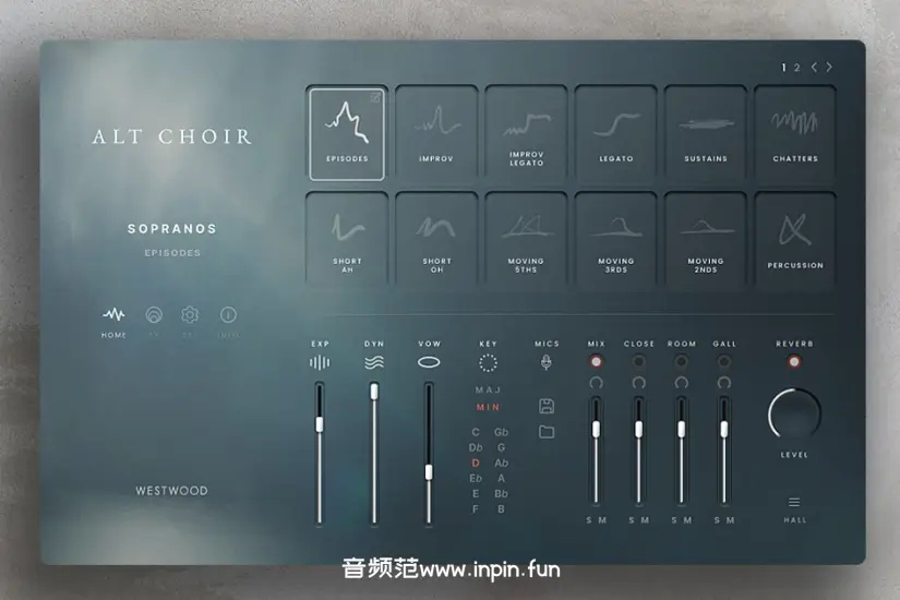 温暖朦胧人声合唱-Westwood Instruments ALT CHOIR KONTAKT