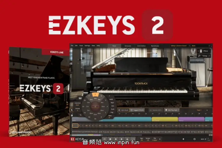 自动钢琴键盘-Toontrack EZkeys 2-Win 2.1.3