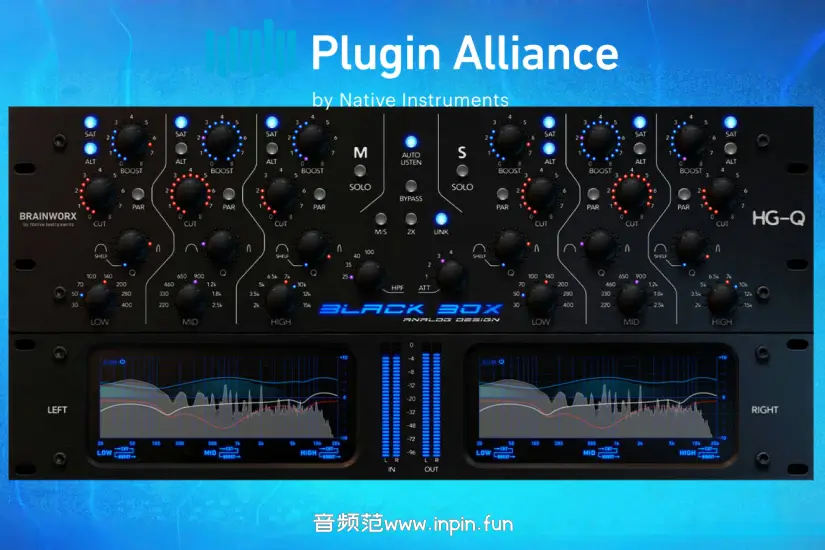 饱和染色-Black Box Analog Design HG-Q-Mac 1.0.1 插件联盟 Plugin Alliance