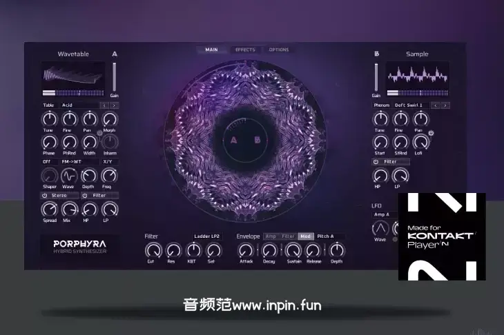 创新合成器-Ocean Swift Synthesis Porphyra Hybrid KONTAKT 1.2.0