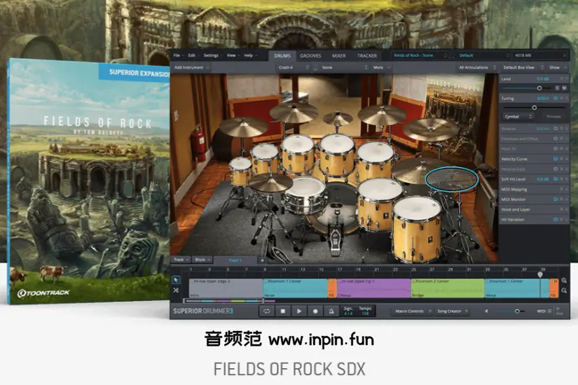 超级鼓手拓展-Toontrack Fields Of Rock SDX 1.0.5