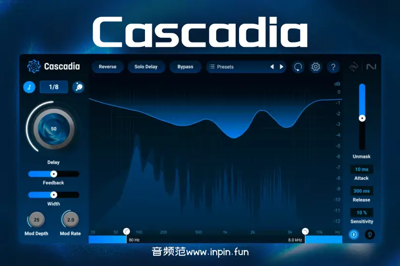 智能磁带延迟-iZotope Cascadia-Win 1.1.0