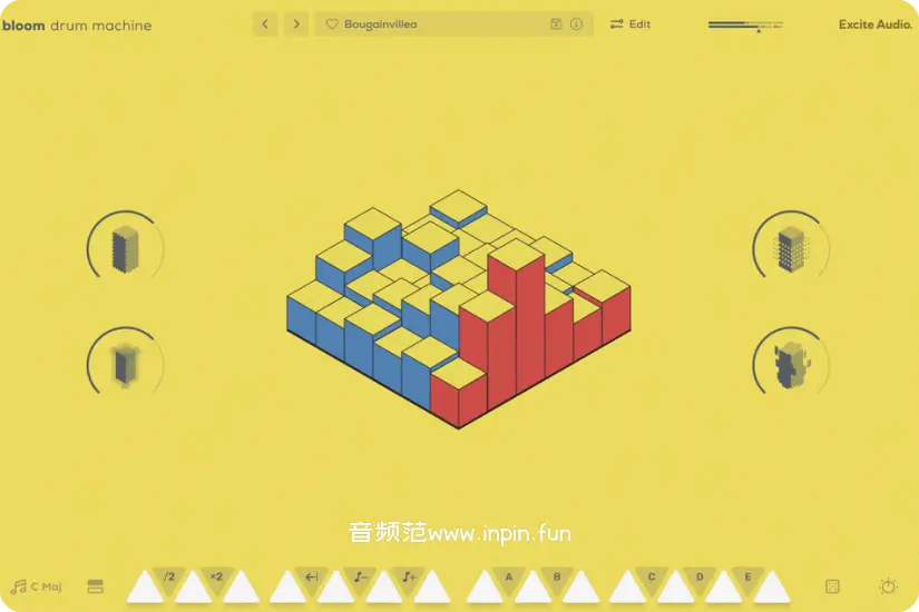 创意鼓机-Excite Audio Bloom Drum Machine-Win 1.2.0