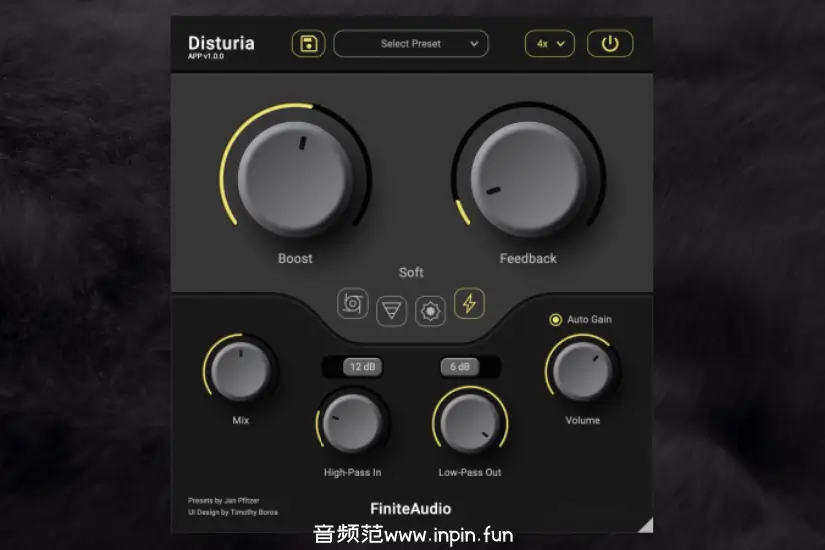 综合效果器-FiniteAudio Disturia-Mac 1.0.0