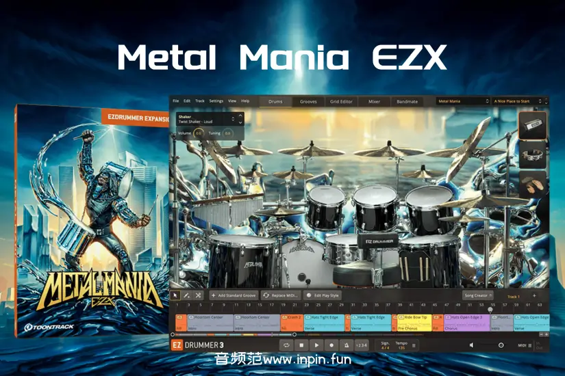 金属鼓-Toontrack Metal Mania EZX (SOUNDBANK)