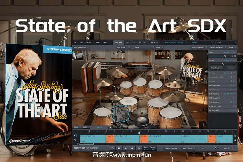 银河录音棚鼓-Toontrack State of the Art SDX (SOUNDBANK)