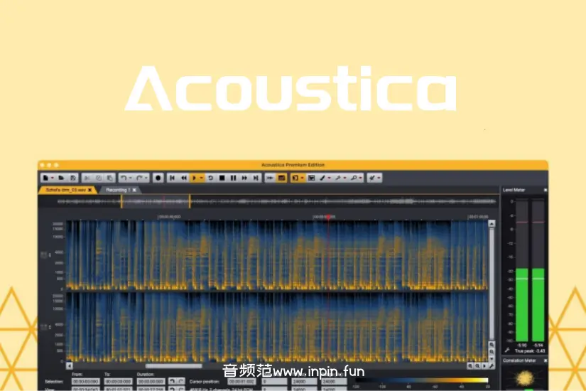 音频处理工具-Acon Digital Acoustica Premium-Mac 7.7.8
