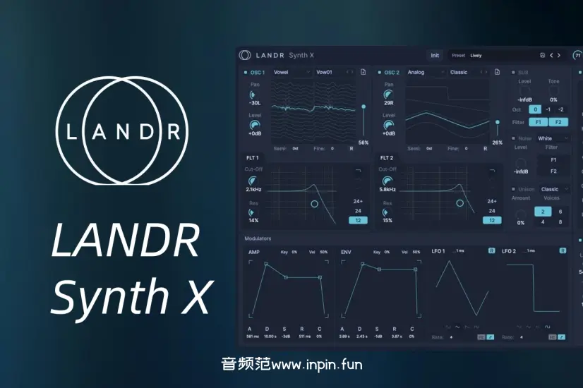 波表合成器-LANDR Synth X-Win 1.0.38