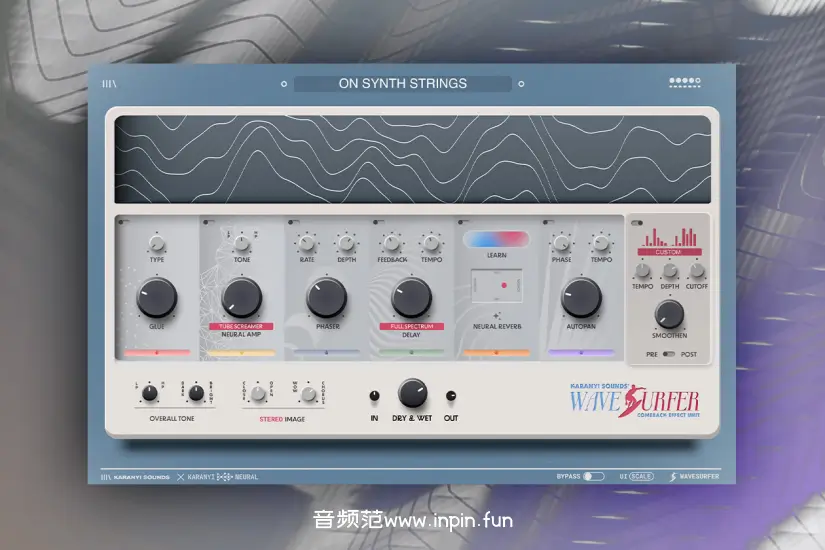 综合效果器-Karanyi Sounds Wavesurfer-Mac 1.0.0 插件联盟 Plugin Alliance