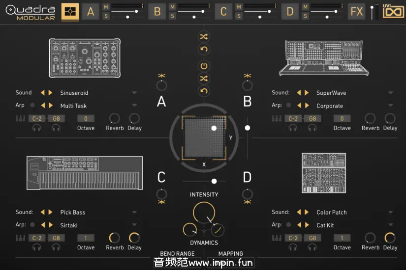 音序设计器-UVI Soundbank Quadra Modular 1.0.2