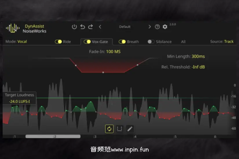 AI智能人声效果器-NoiseWorks DynAssist-Win 2.2.0