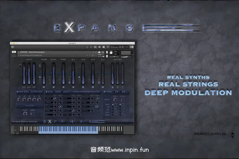 混合弦乐-Insanity Samples EXPANSE KONTAKT