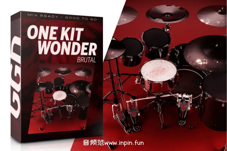 金属莺歌架子鼓-GetGood Drums One Kit Wonder Brutal KONTAKT