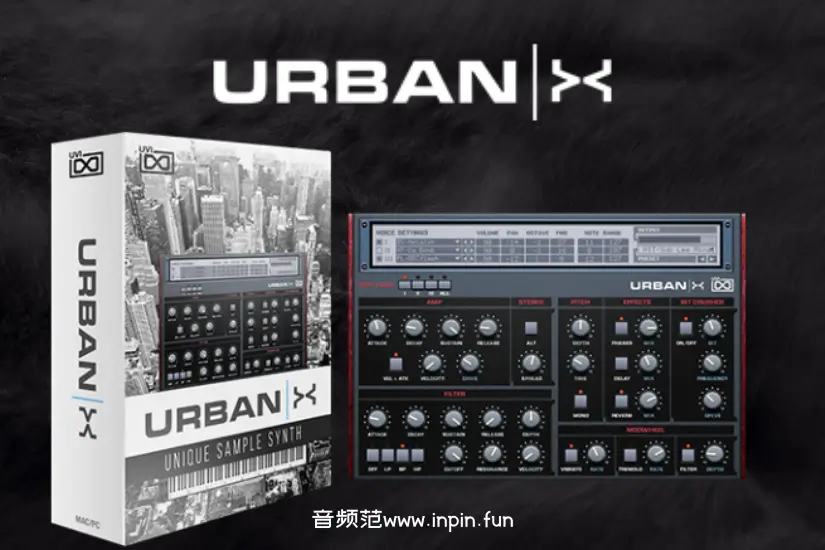 流行综合音色库-UVI Soundbank Urban X 1.0.1
