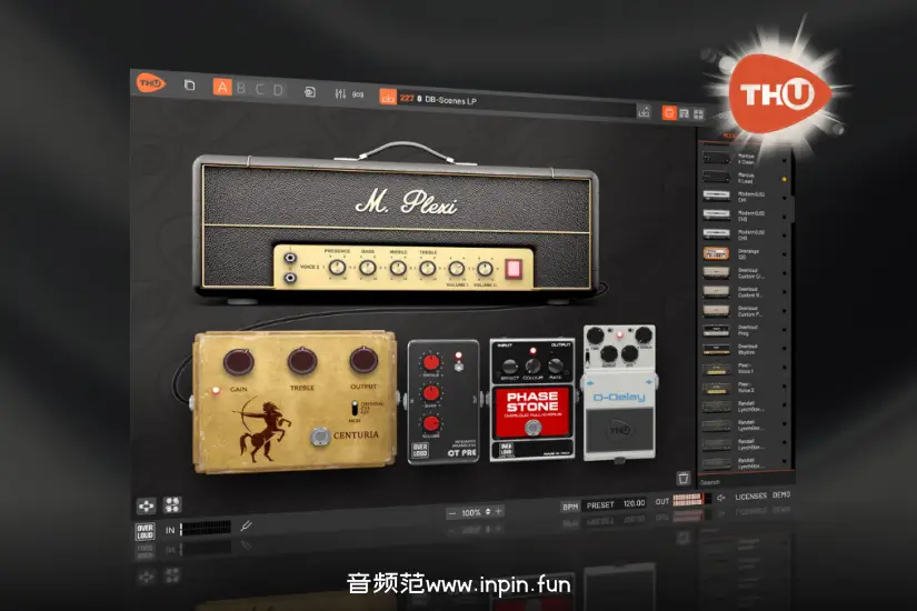 吉他效果器-Overloud TH-U Premium 2-Win 2.0.6