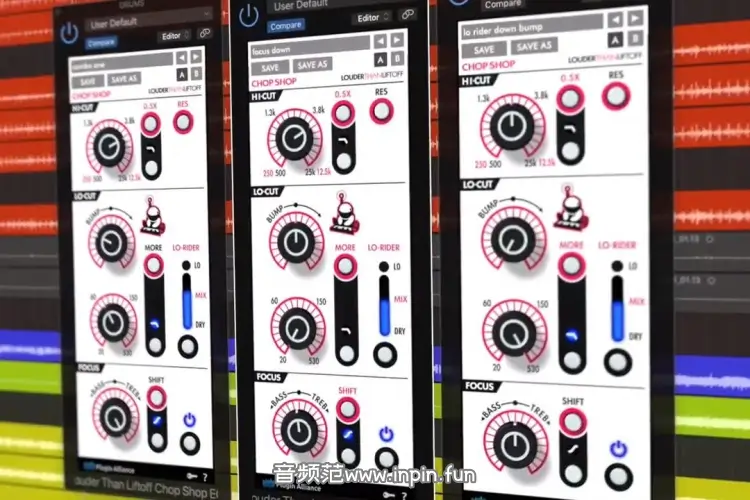 均衡滤波器-Louder Than Liftoff Chop Shop EQ-Mac 1.4.1 Plugin Alliance插件联盟
