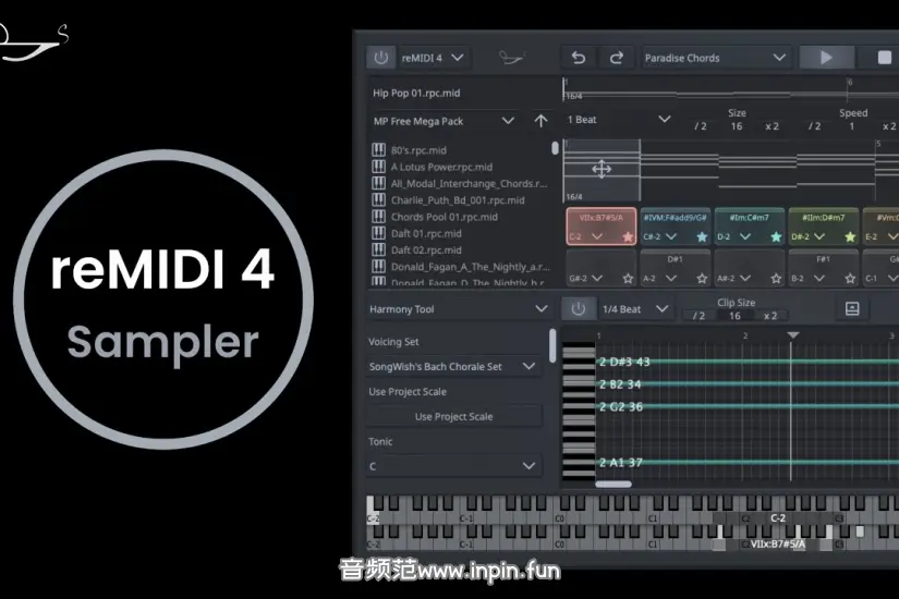 MIDI采样器-SongWish reMIDI-Mac 4.4.2