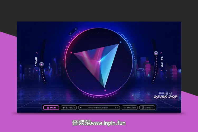 复古合成波鼓-Ava Music Group PRISM Retro Pop Drums KONTAKT WAV MIDI