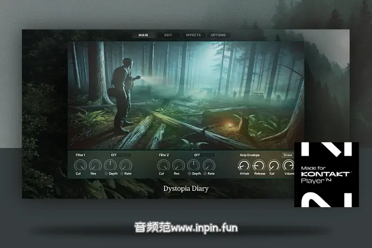 影视配乐音效-Ocean Swift Synthesis Dystopia Diary KONTAKT