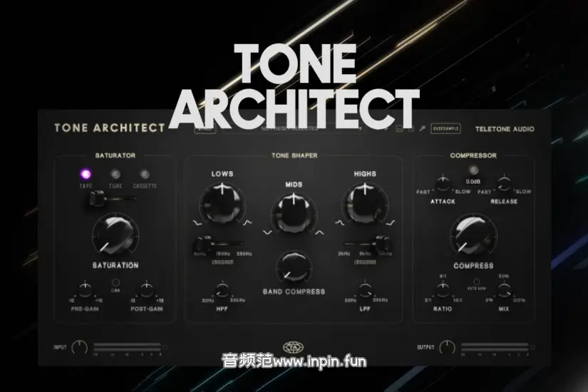 压缩饱和效果器-Teletone Audio Tone Architect-Win 1.0.0