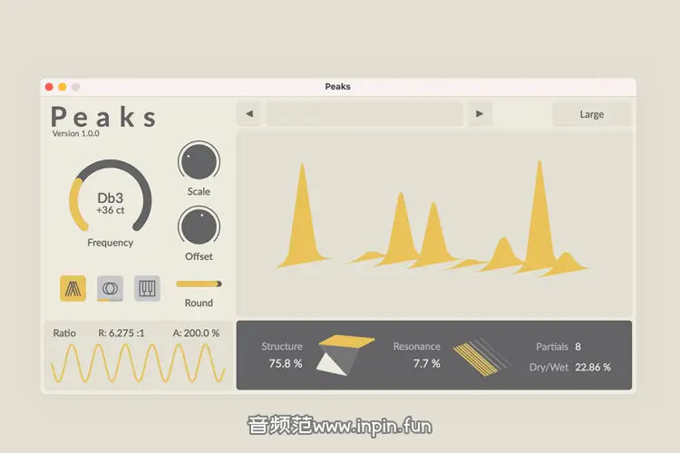 模态共振器插件-Rainbow Circuit Peaks-Win