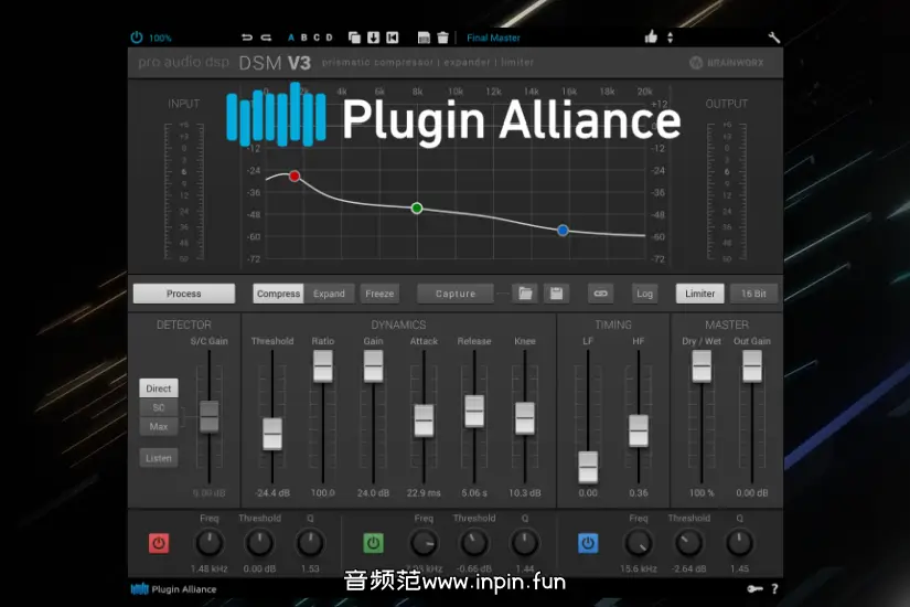 母带动态处理-Pro Audio DSP DSM V3-Mac 3.6.1 插件联盟Plugin Alliance