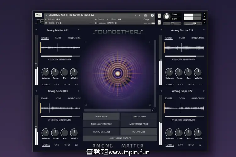 氛围音色-Soundethers Among Matter KONTAKT