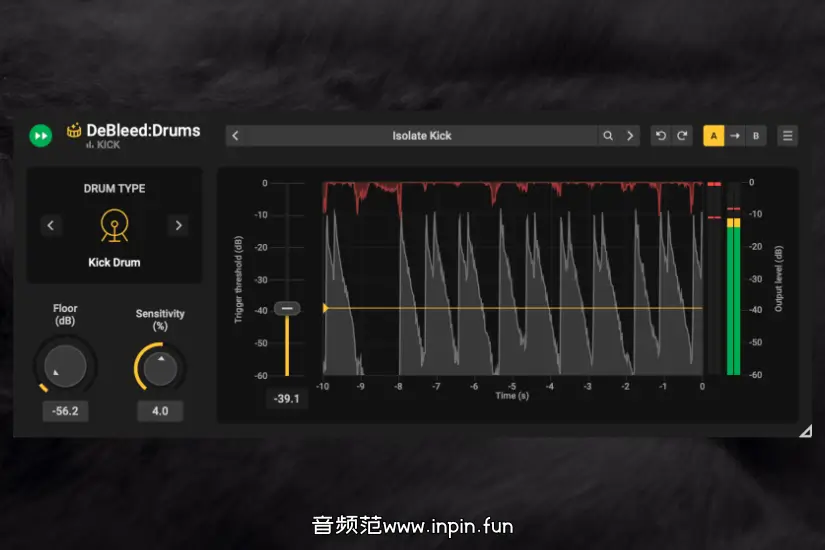 鼓组串音消除插件-Acon Digital DeBleed Drums-Mac 1.0.1