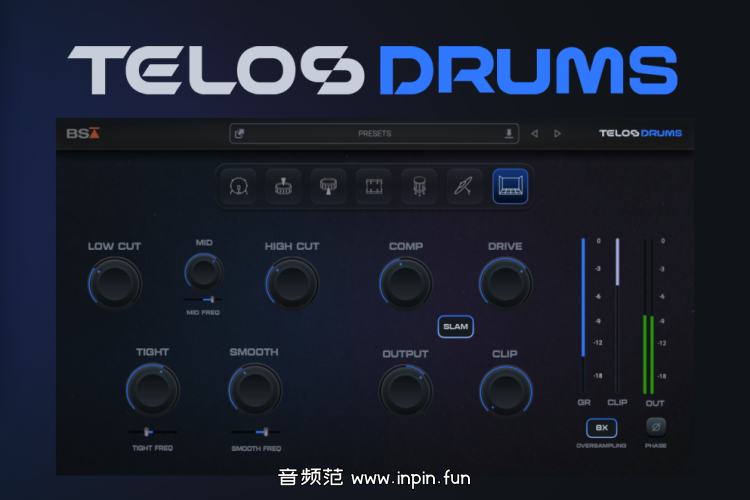 鼓效果器-Black Salt Audio Telos Drums-Win 1.0.3