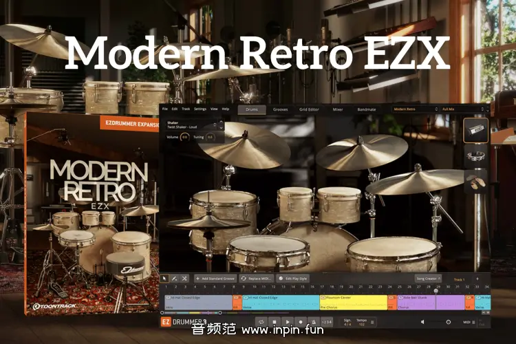 现代复古架子鼓-Toontrack Modern Retro EZX 1.0.1